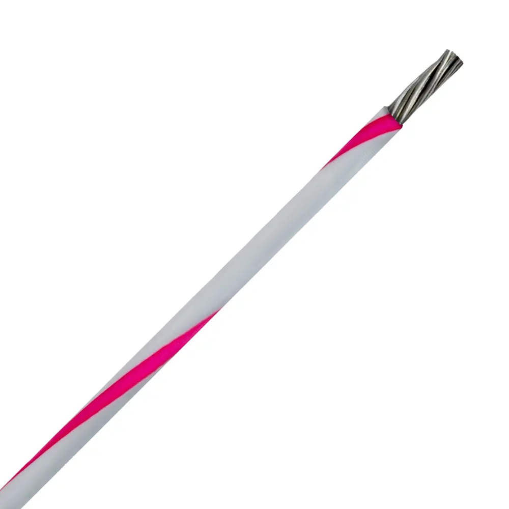 WHITE/PINK WIRE TEFZEL 20 AWG