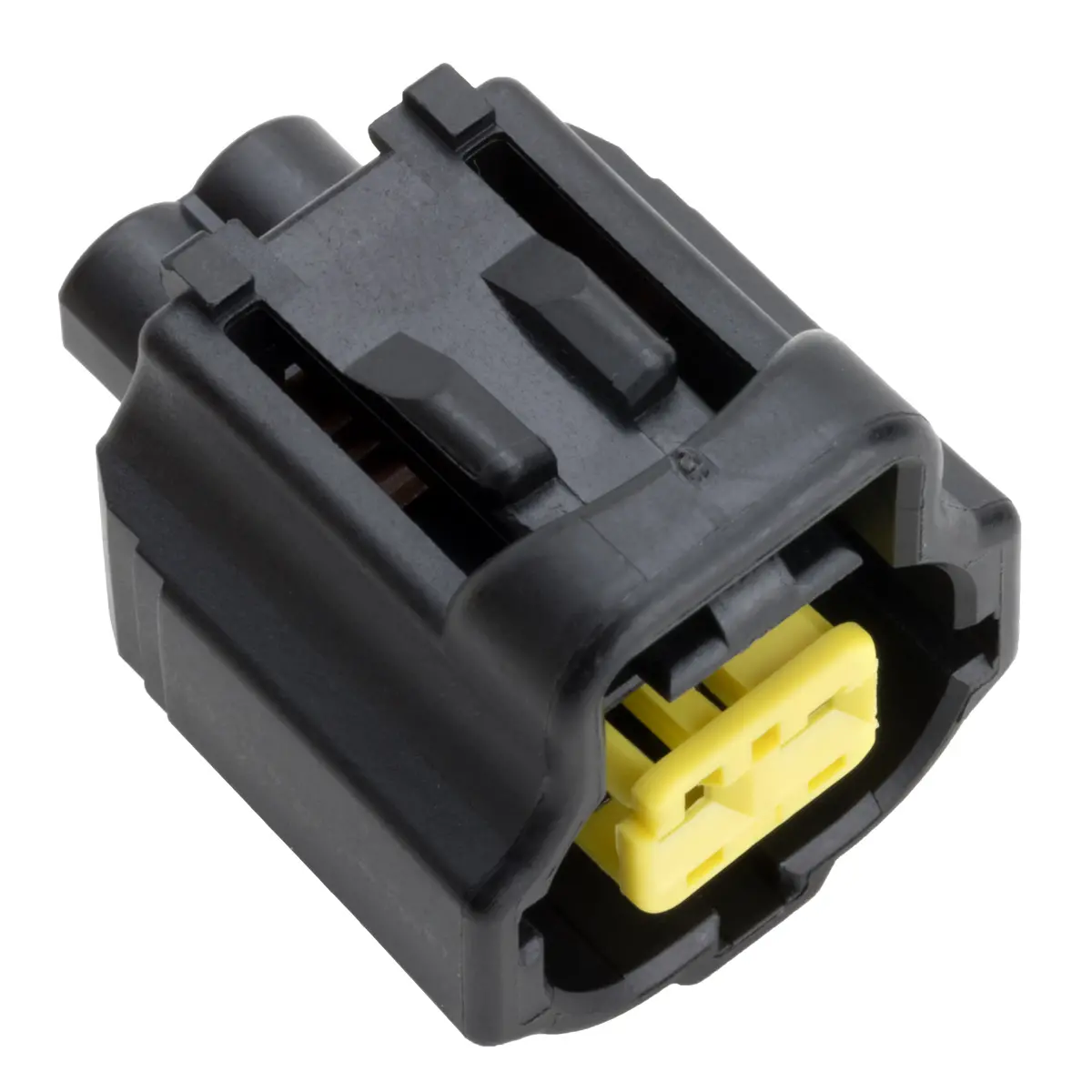 184004-1 2 WAY BLACK PLUG HOUSING