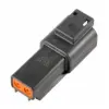 DT04-2P-E004 DT 2 WAY RECEPTACLE  BLACK