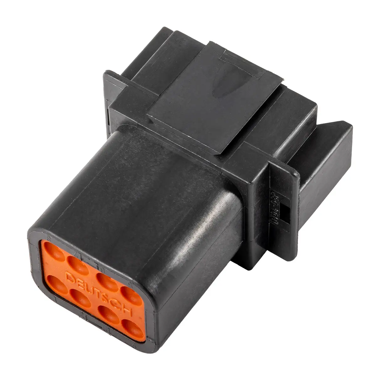 DT04-08PB DT 8 WAY RECEPTACLE- B- KEYWAY -BLACK