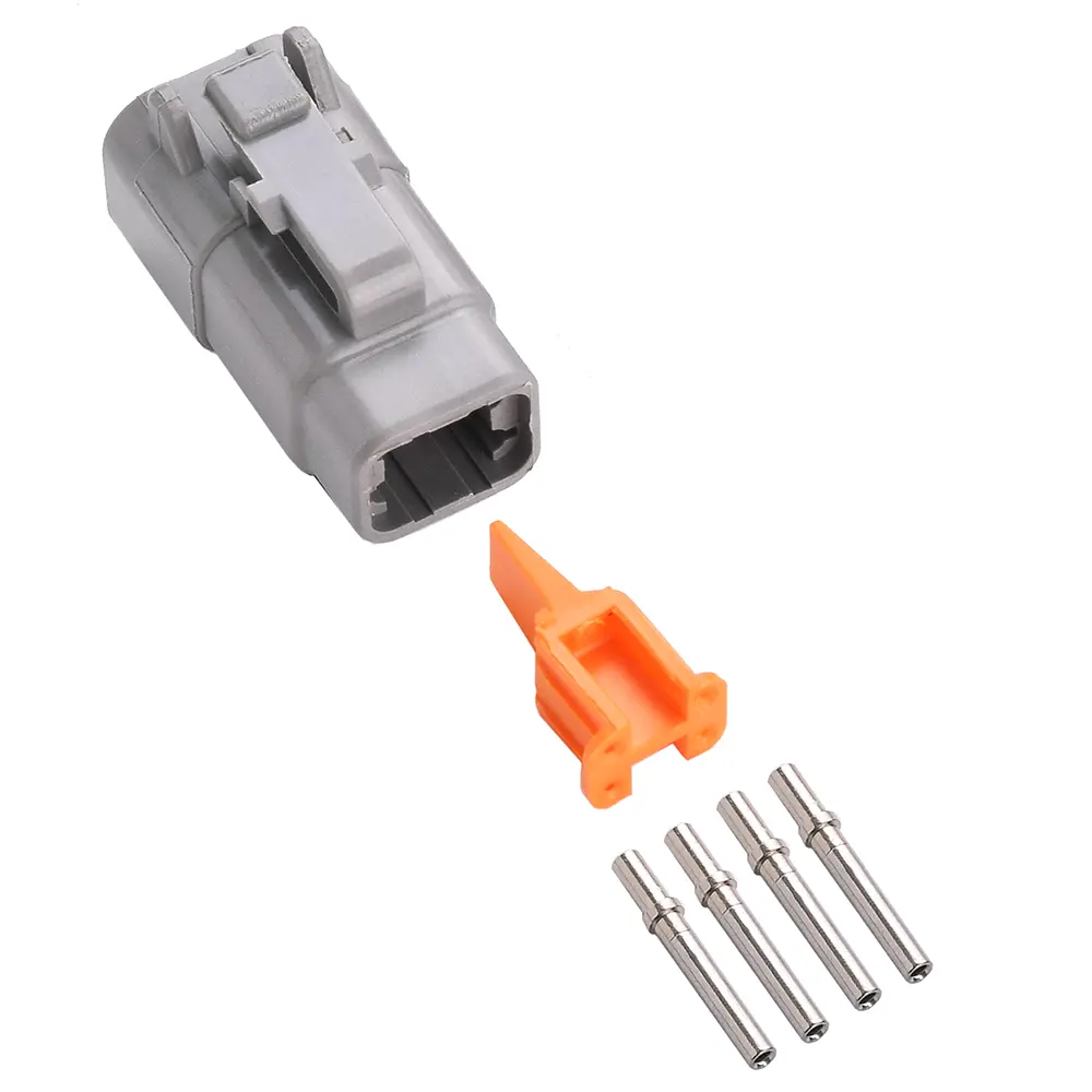 DTM 4 Way Plug Kit Nickle Solid