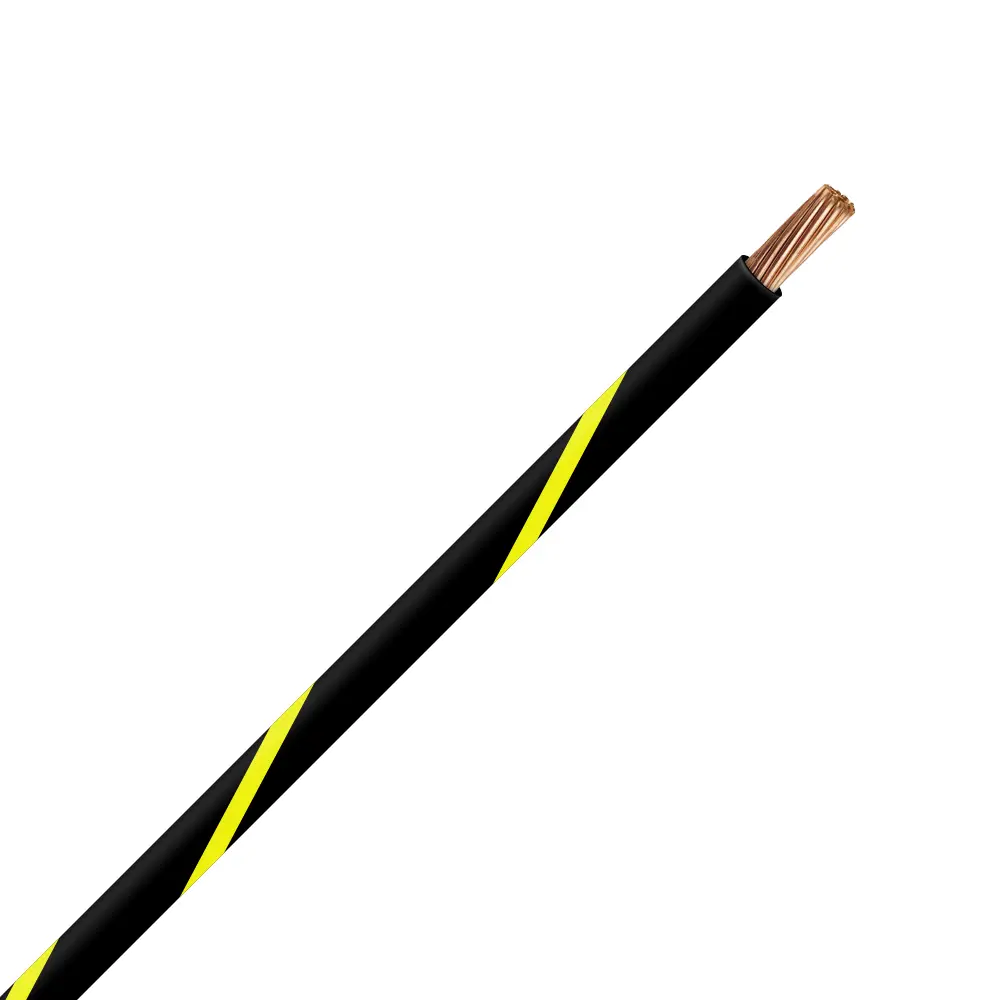 TXL 22 BLACK/YELLOW STRIPED WIRE