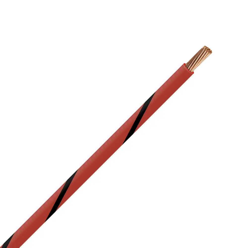 TXL 10 RED/BLACK STRIPED WIRE