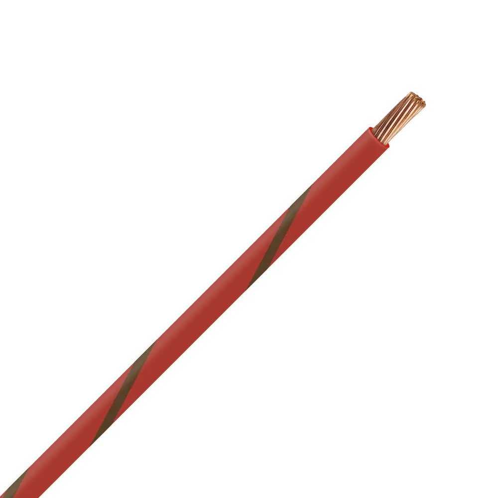 TXL 22 RED/BROWN STRIPED WIRE