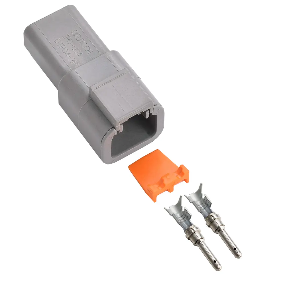 DTP 2 Pin RCP Connector Kit Stamped Nickel