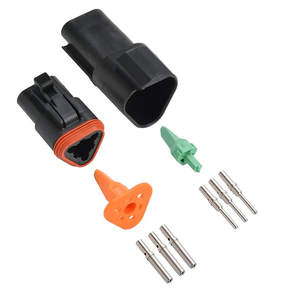 DT 3 Pin Connector Kit Solid Black