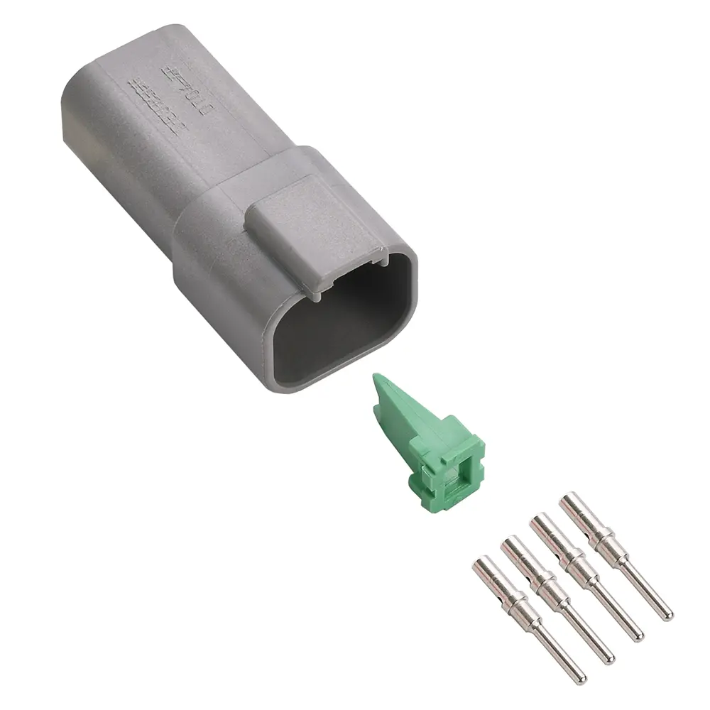 DT 4 Way Receptacle Kit Solid Nickle