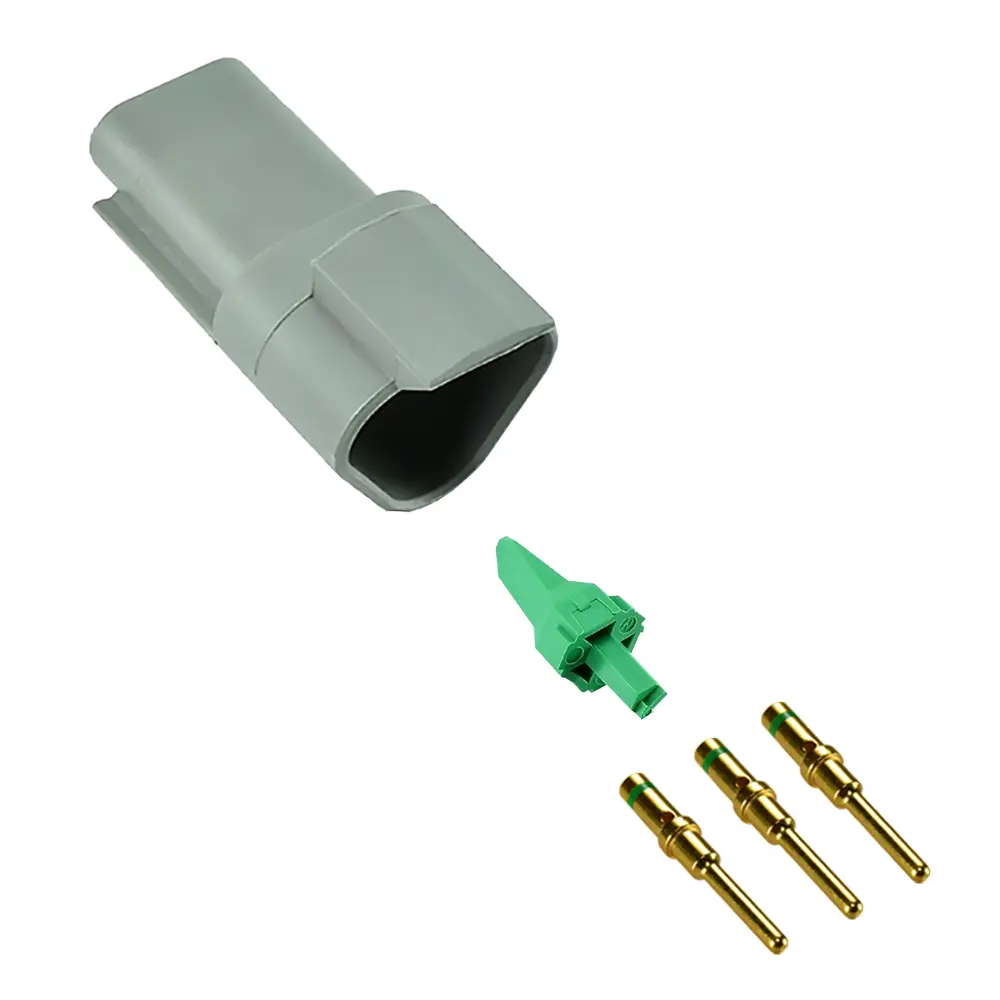 DT 3 Pin Receptacle Kit Gold 16-14