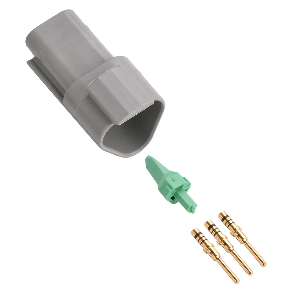 DT 3 Pin Receptacle Kit Gold