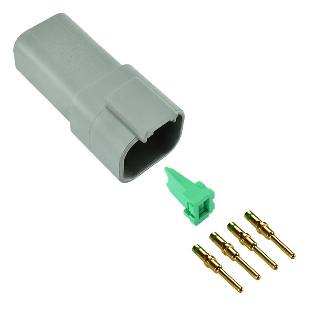 DT 4 Way Receptacle Kit Solid Gold 16-14