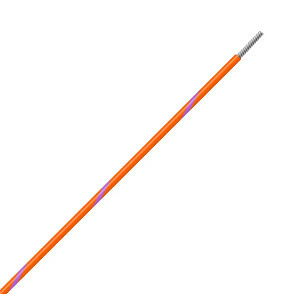 Orange/Violet Wire Tefzel 14 AWG