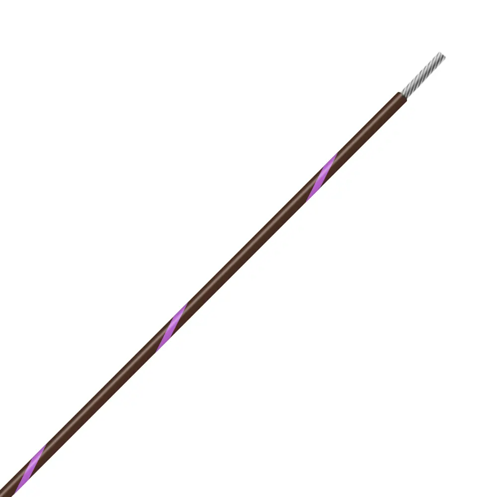 Brown/Violet Wire Tefzel 14 AWG