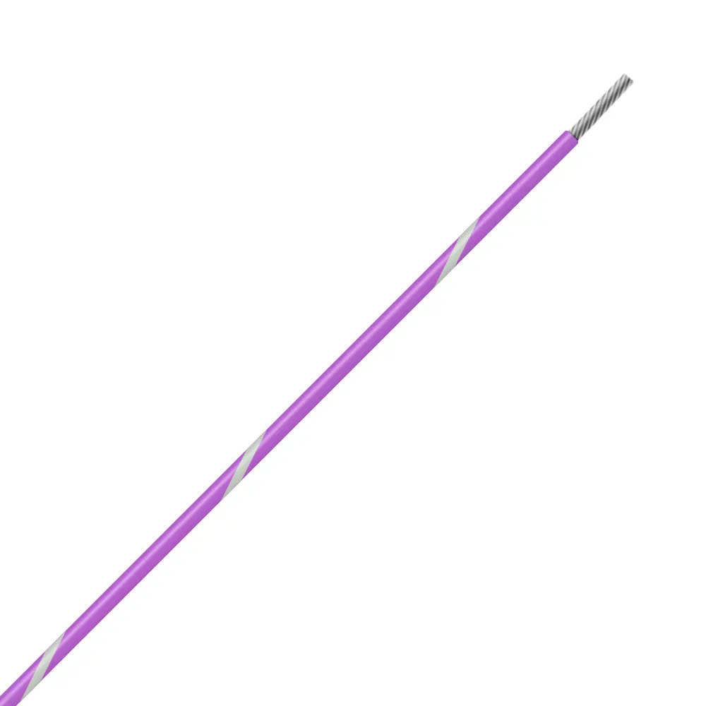 Violet/White Wire Tefzel 12 AWG
