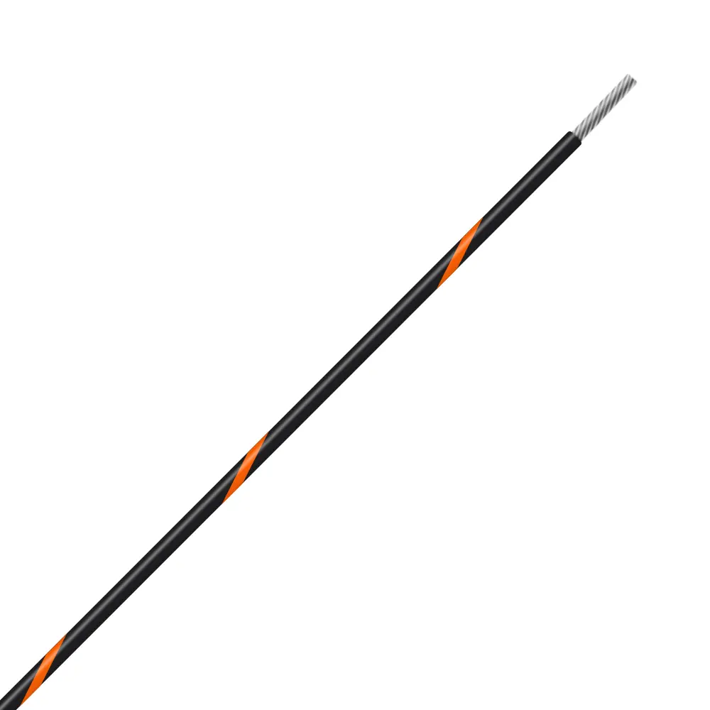 Black/Orange Wire Tefzel 24 AWG