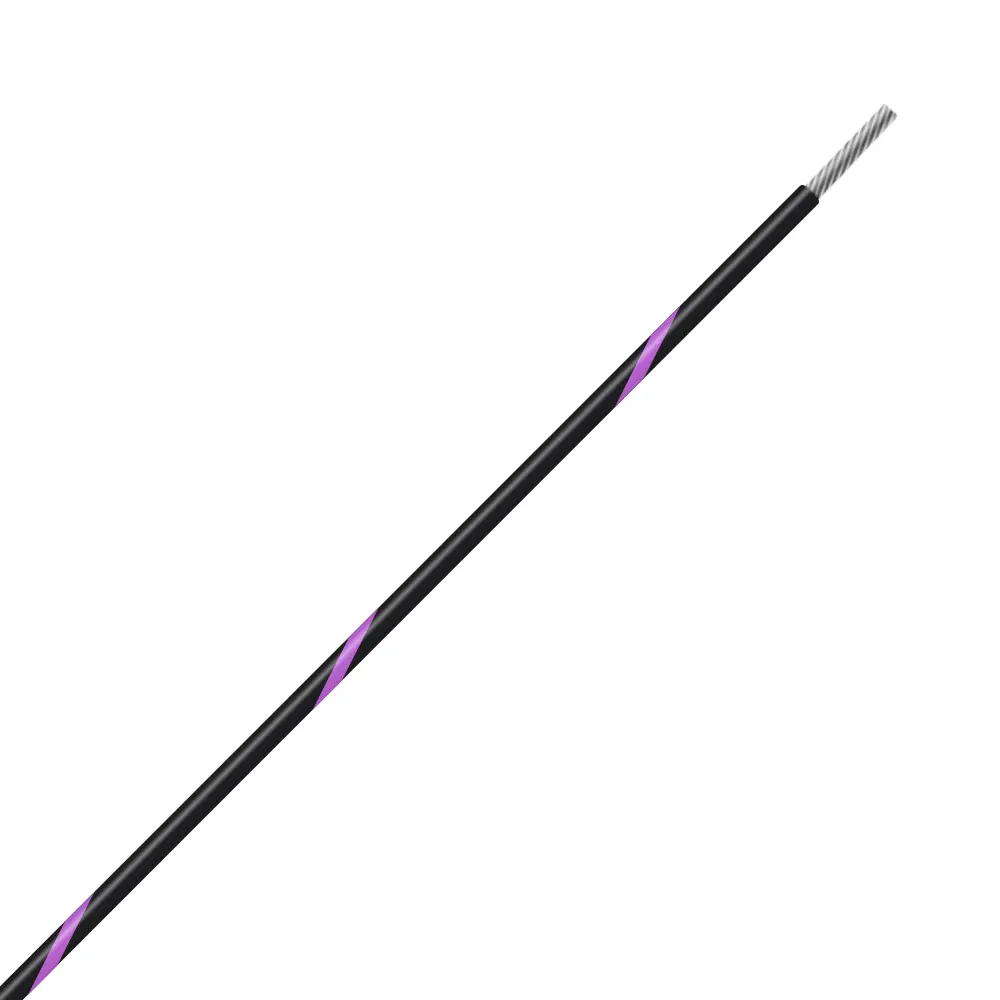 Black/Violet Wire Tefzel 24 AWG
