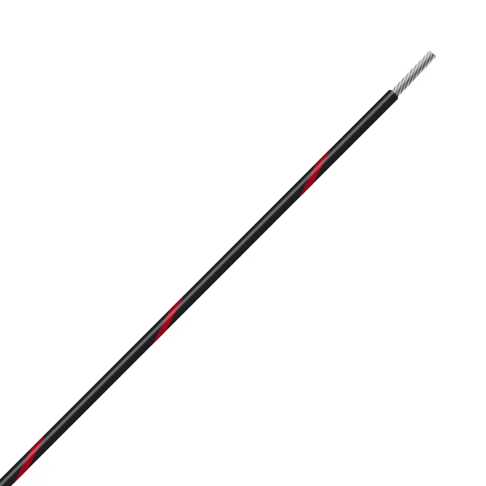 Black/Red Wire Tefzel 24 AWG