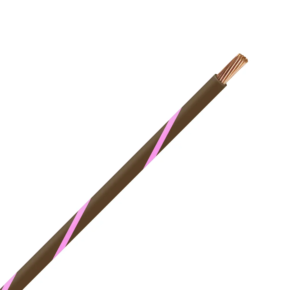 TXL 16 BROWN/PINK STRIPED WIRE