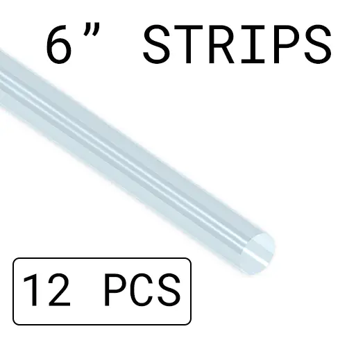 1/2", CLEAR, REFILL, 12 X 6IN PCS