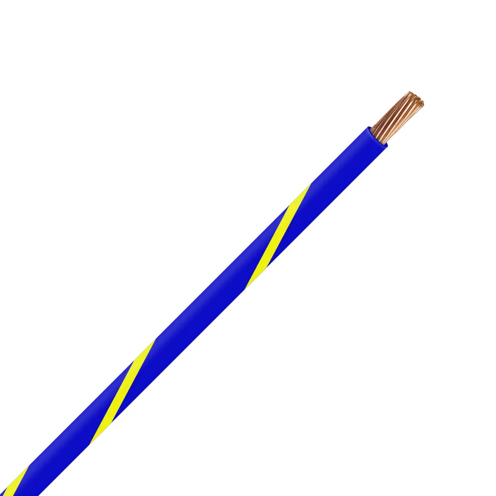 TXL 16 BLUE/YELLOW STRIPED WIRE