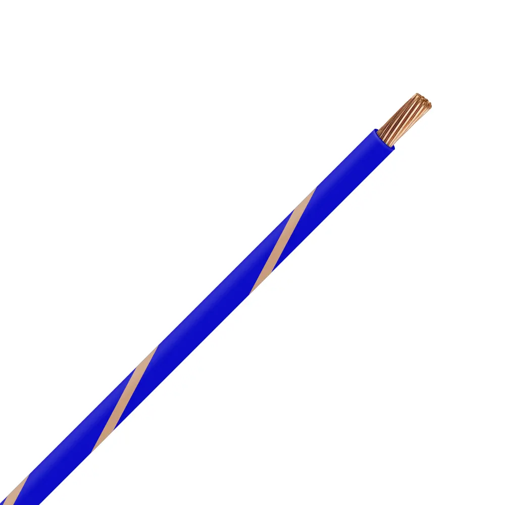 TXL 16 BLUE/TAN STRIPED WIRE