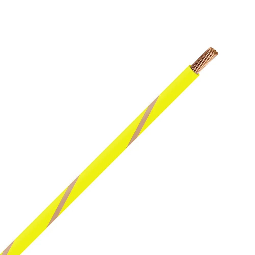 TXL 18 YELLOW/TAN STRIPED WIRE