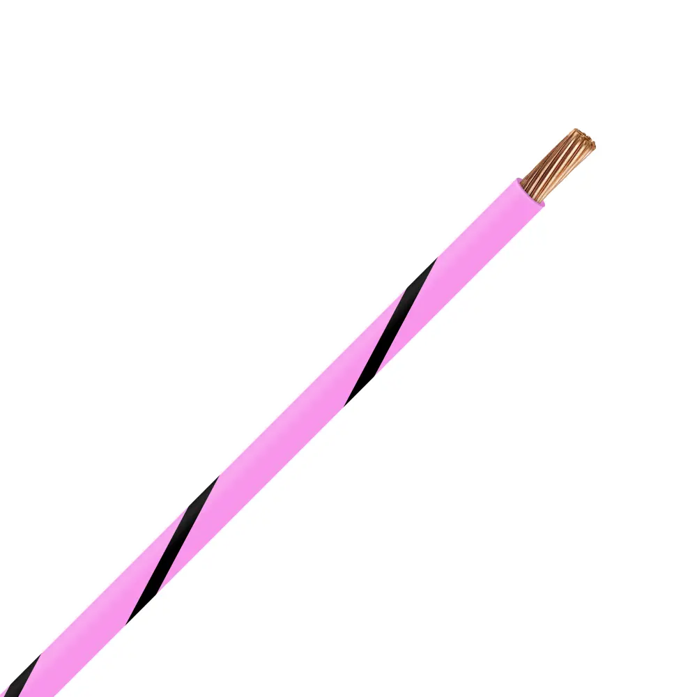 TXL 16 PINK/BLACK STRIPED WIRE