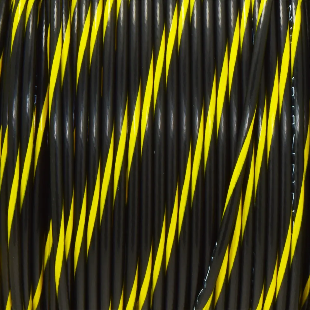 M22759/32-16-04 BLACK/YELLOW WIRE TEFZEL 16 AWG