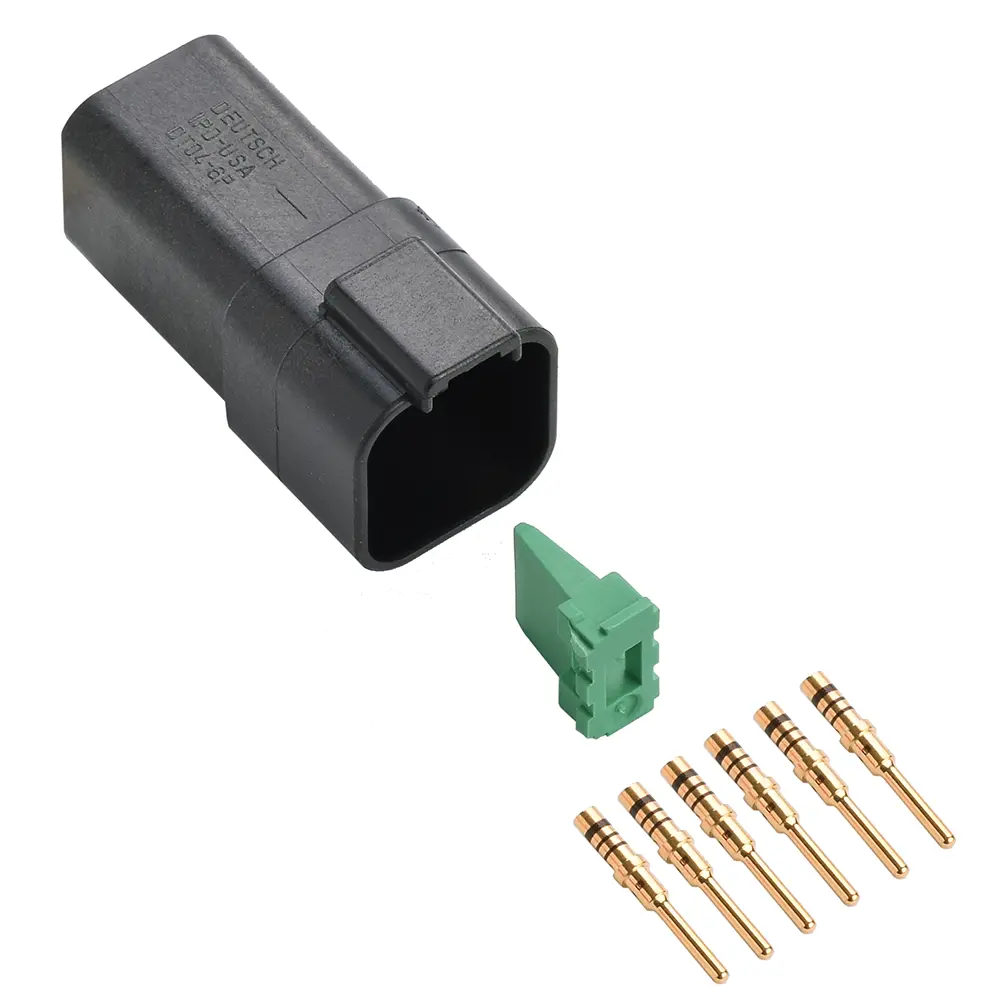 DT 6 Way Receptacle Kit Solid Gold