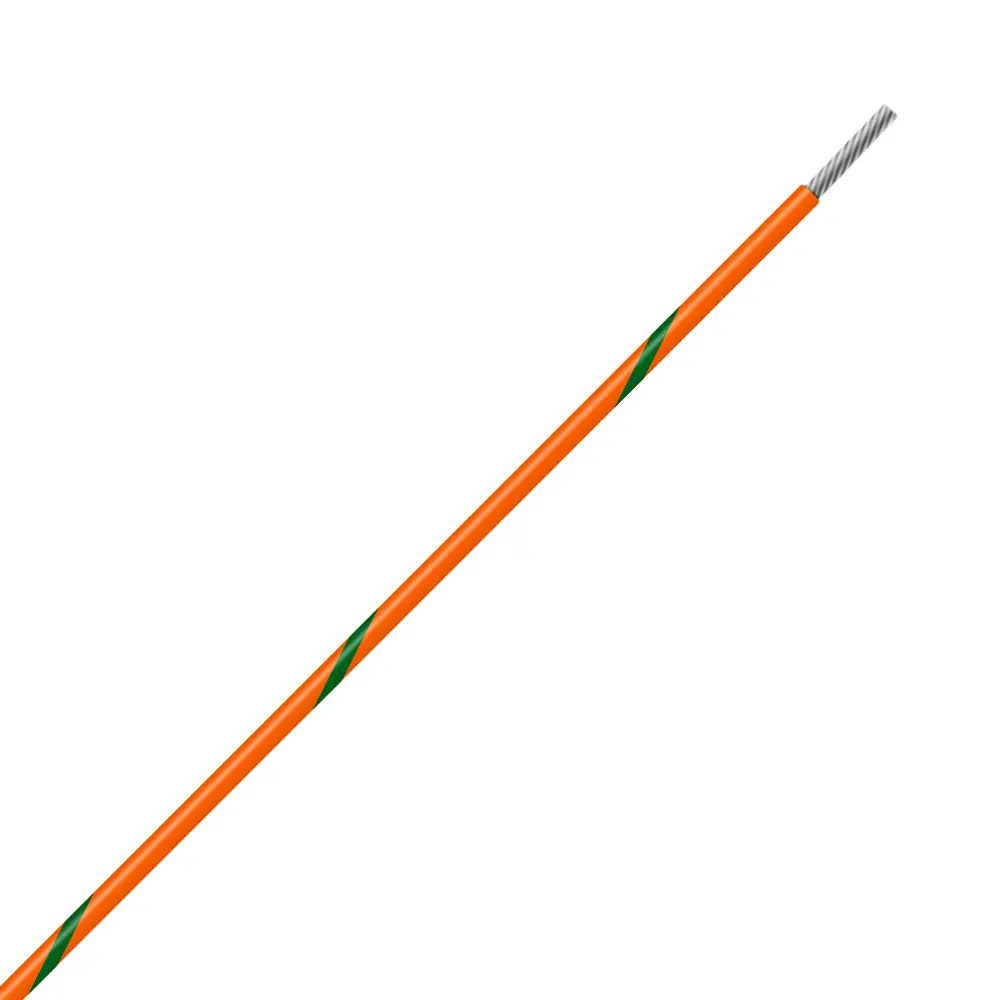 Orange/Green Wire Tefzel 12 AWG