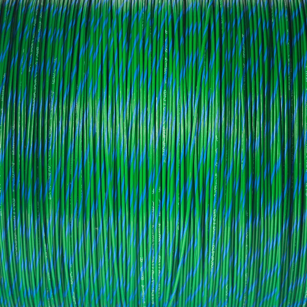 M22759/16-20-56 GREEN/BLUE WIRE TEFZEL 20 AWG