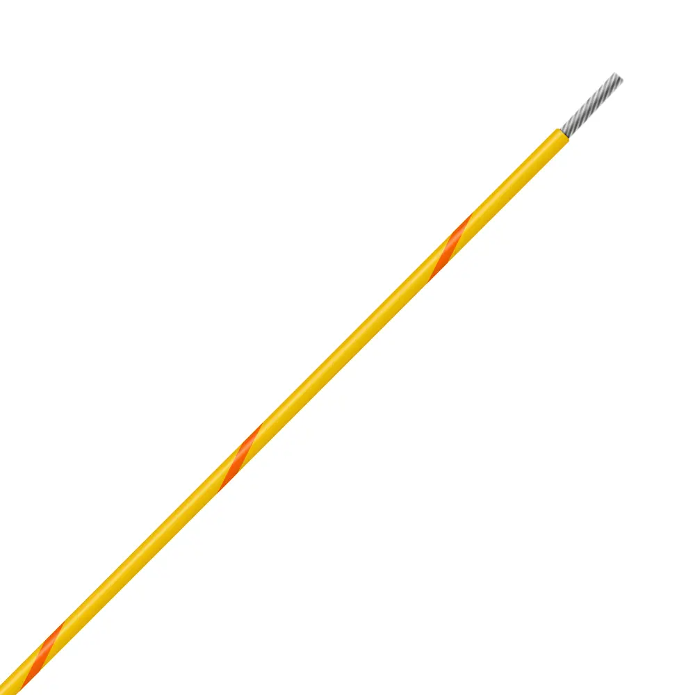 Yellow/Orange Wire Tefzel 20 AWG