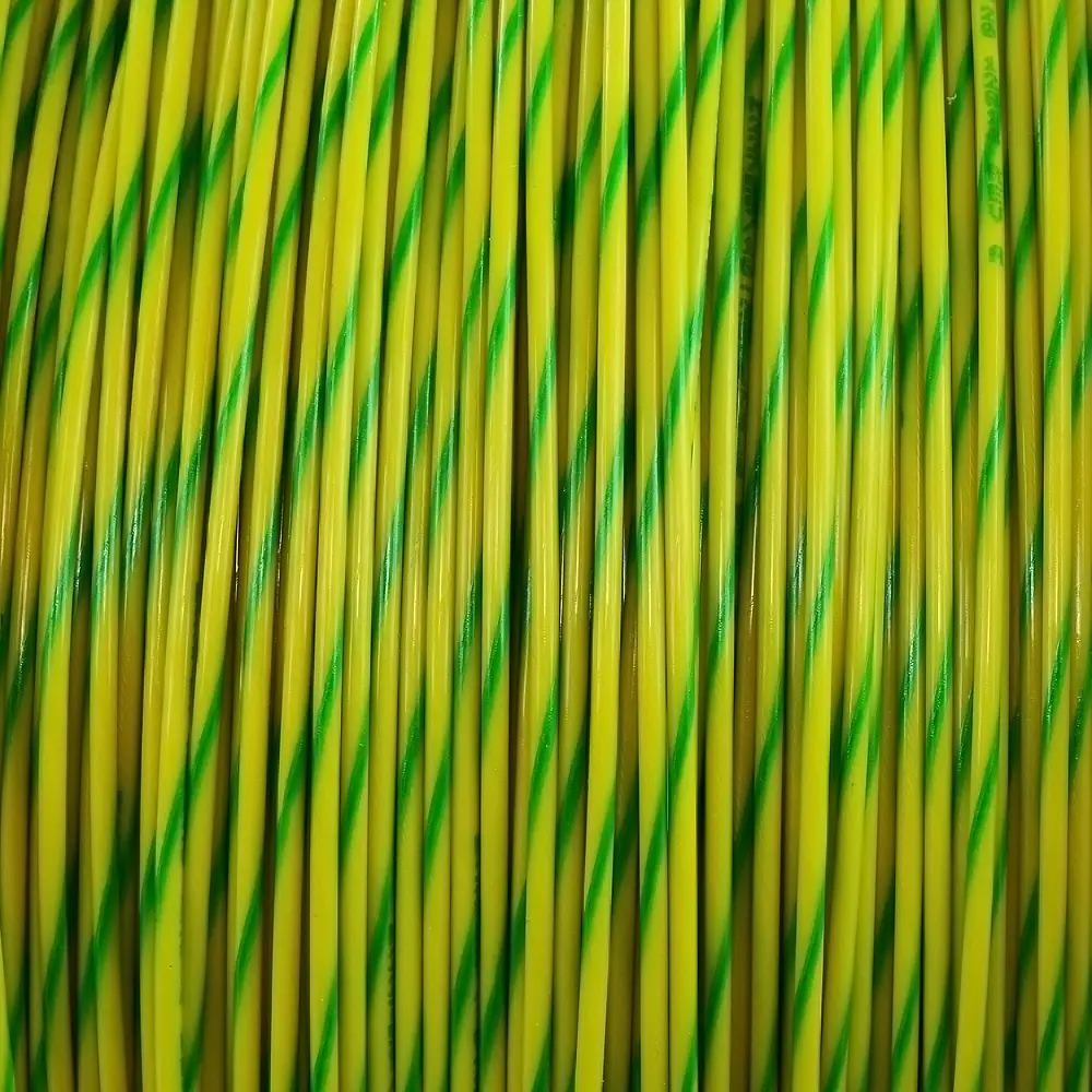 M22759/16-20-45 YELLOW/GREEN WIRE TEFZEL 20 AWG