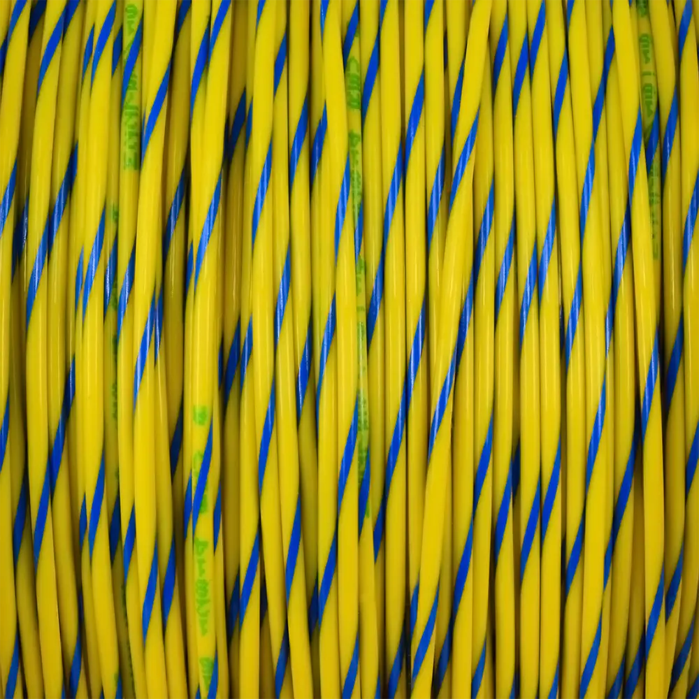 M22759/16-16-46 YELLOW/BLUE WIRE TEFZEL 16 AWG