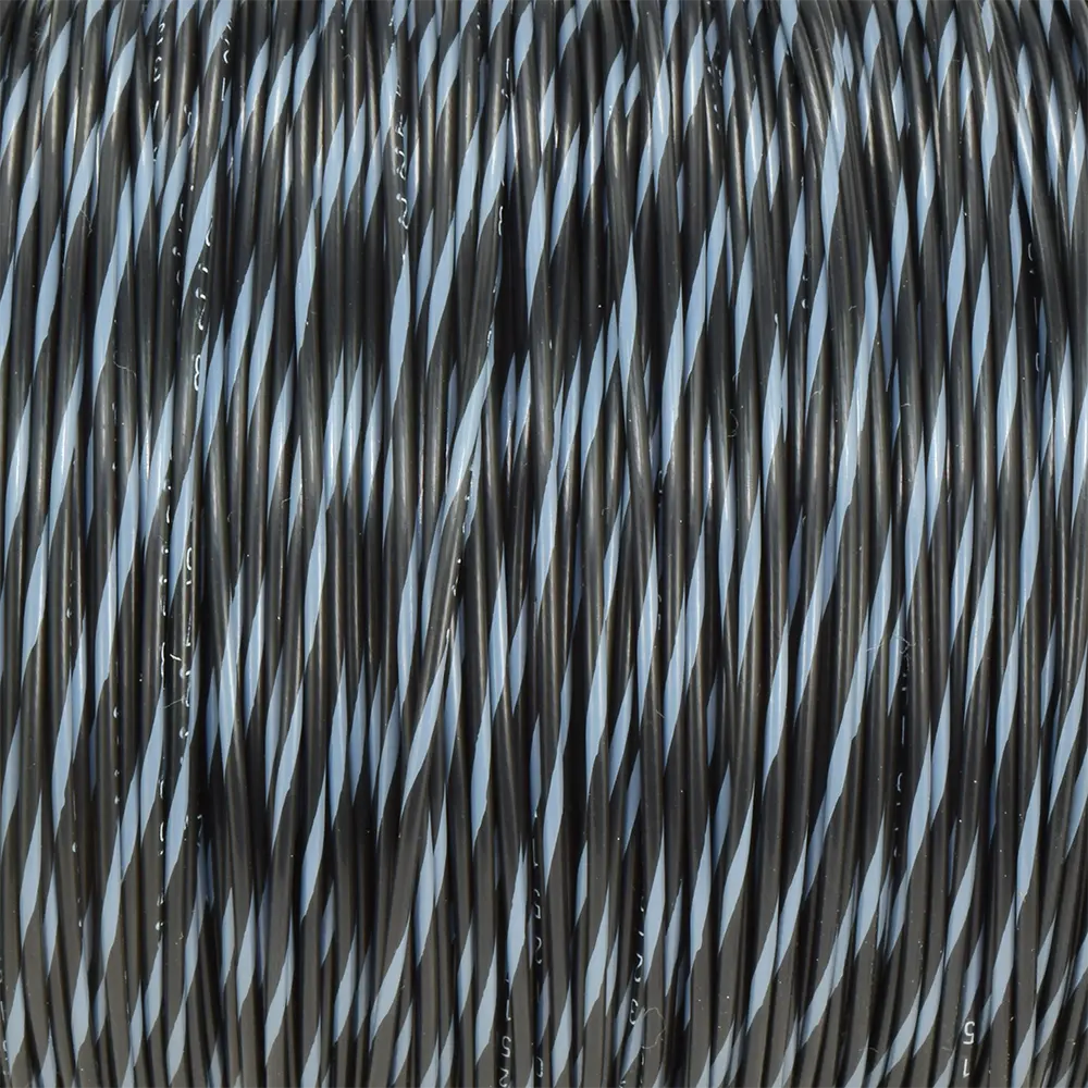 BLACK/GRAY WIRE TEFZEL 20 AWG