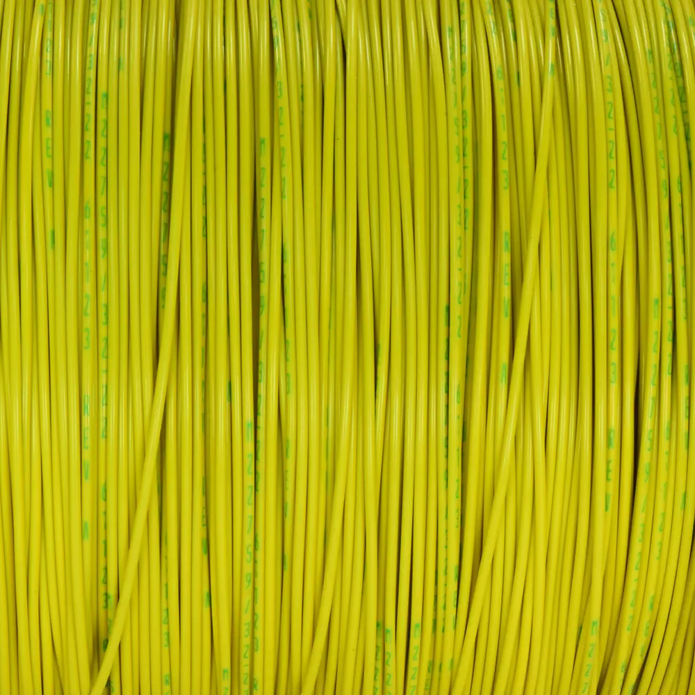 YELLOW WIRE TEFZEL 22 AWG