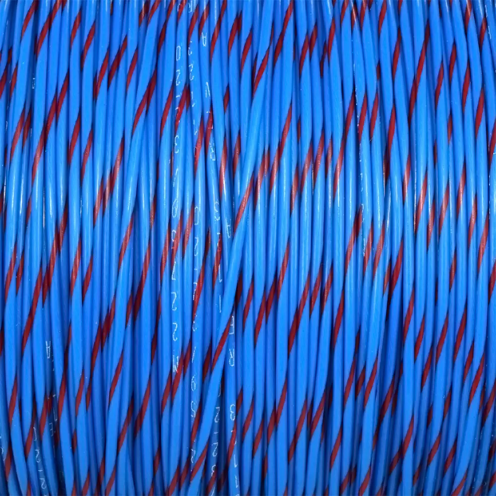 BLUE/ RED WIRE TEFZEL 20 AWG