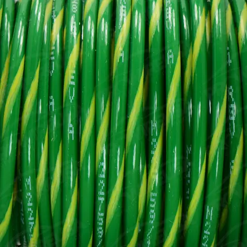 Green/Yellow Wire Tefzel 10 AWG