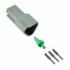 DT 3 Pin Receptacle Kit Solid 16-14