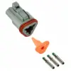 DT 3 Pin Plug Kit Solid 16-14