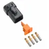 DTP 4 Way Plug Kit Gold Solid Black