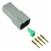 DT 4 Way Receptacle Kit Solid Gold