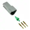 DT 3 Pin Receptacle Kit Gold 16-14