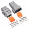 DTM 8 Way Plug Kit Nickle Solid 18-16 SB