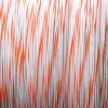 WHITE/ORANGE WIRE TEFZEL 24 AWG