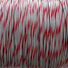 GRAY/RED BLACK WIRE TEFZEL 24 AWG