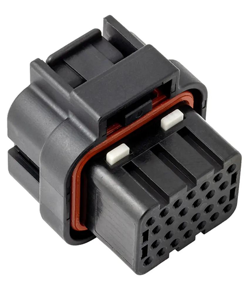26 Way Plug Connector Housing Key 3 - 1473416-1, image 1 of 2