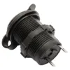 12V Power Socket with Cap - 22-114-2, image 1 of 2
