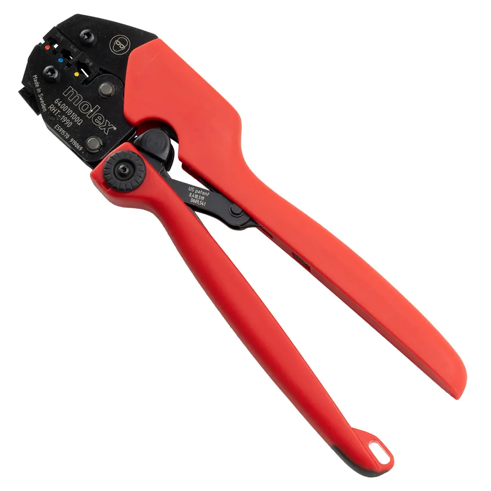 MOLEX SERVICE GRADE Crimp Tool, INSULATED Terminals 22-10 GA - 64001-0100, image 1 of 2