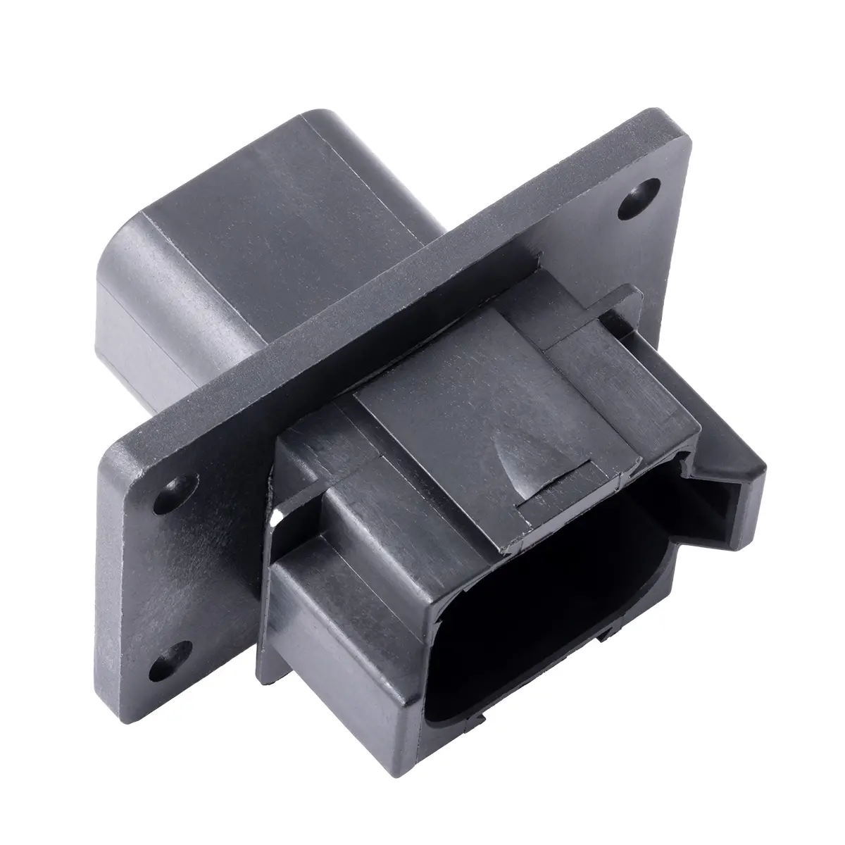 REC, 8P, BLK, E, Flange, A - DT04-08PA-CL06, image 1 of 2