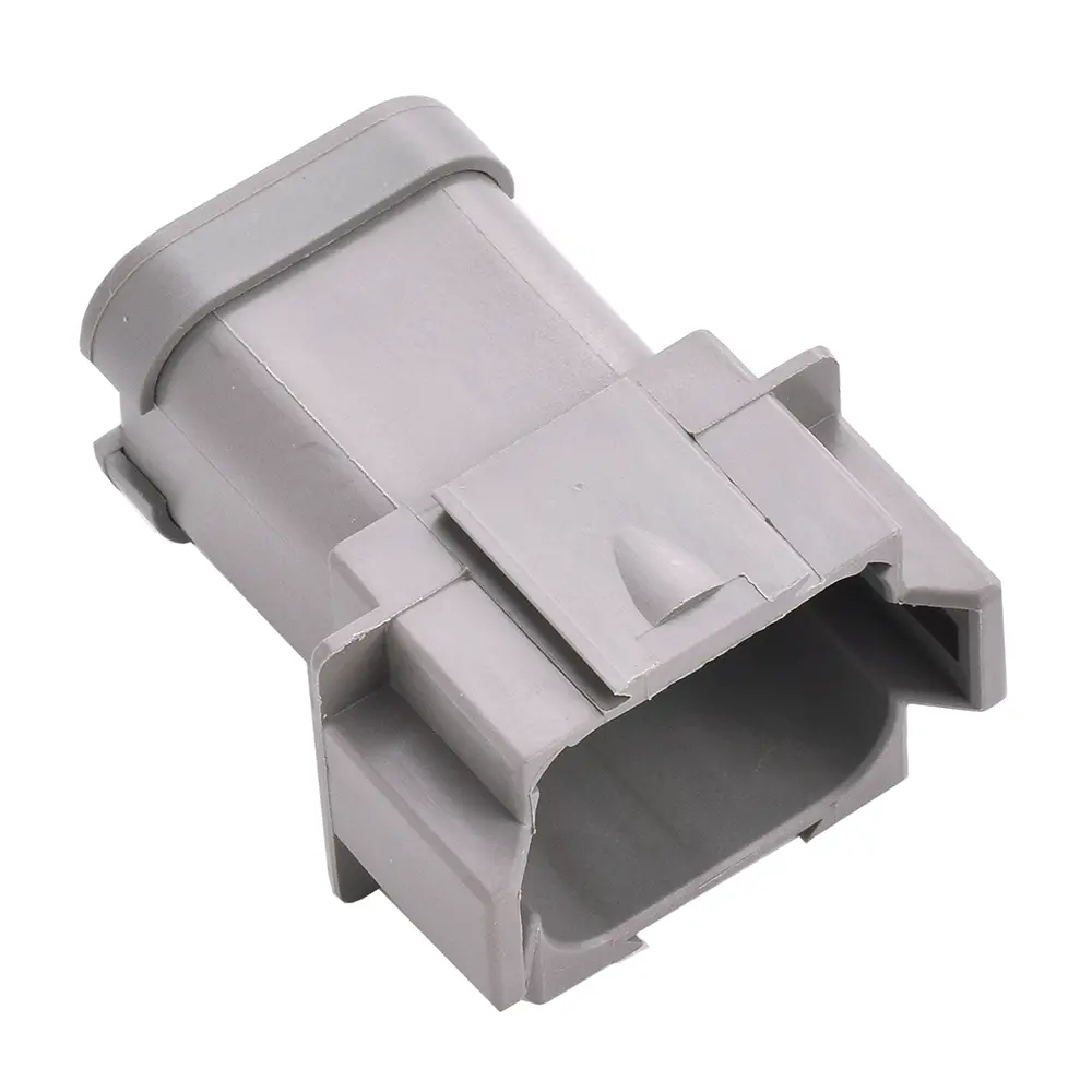 REC, 8P, GRY, BUSBAR 2X4, Nickel, A - DT04-08PA-P026, image 1 of 2